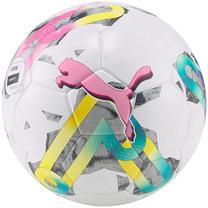 Футбольный мяч Puma Orbita 3 TB FIFA Quality 83777 01, 4 размер, белый цв./зеленый цв./розовый цв.