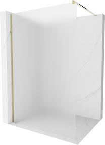 Dušo sienelė Mexen Kioto Walk-In, 90 cm x 200 cm, aukso sp./grūdintas