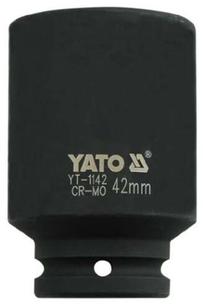 Gili šešiakampė smūginė galvutė Yato YT-1142, HEX, 90 mm, 42 mm, 3/4"
