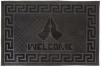 Придверный коврик Jotta Rene Welcome, черный цв., 60 см x 40 см