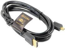 Vads Accura ACC2110 HDMI male, Micro HDMI male, 1.8 m, melna krās.