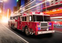 Fototapete Artgeist Fire Truck 3XLNEW011041, 245 cm x 350 cm