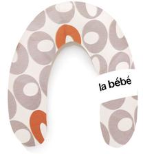 Grūtnieču spilvens La bebe Cotton Rich Rcircles, bēša krās.