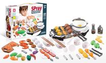 Rotaļu virtuves piederumi, grils EcoToys SPray Barbecue Grill