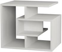 Žurnalinis staliukas Kalune Design Maze, balta sp., 40 cm x 54 cm x 45 cm