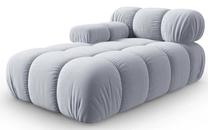 Modulinė sofa Micadoni Home Bellis MIC_CHL_2_F1_BELLIS9, žydra sp., kairinė, 157 x 97 cm x 62 cm