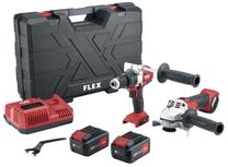 Akumuliatorinių įrankių rinkinys FLEX PD2G+L125 516198, 18 V
