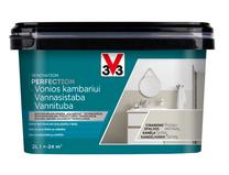 Emaliniai dažai, baldams/dažytų paviršių defektams šalinti V33 Renovation Perfection Bathroom, satino, 2 l, cinamono sp.