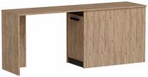 Rašomasis stalas su spintele Kalune Design Akser 550ARN1178, 47 cm x 180 cm, 73.8 cm, atlantic pine sp.