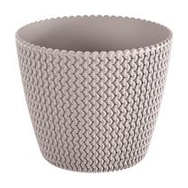 Gėlių vazonas Prosperplast Splofy DSP260, plastikinis, Ø 26 cm, ruda sp.