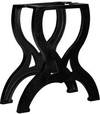 Mēbeļu kāja VLX X-Frame Coffee Table Legs, 42 cm, melna krās.