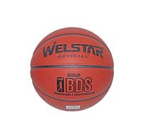 Баскетбольный мяч Welstar Gold, 7 размер, коричневый цв./oранжевый цв.