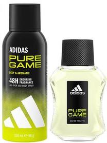 Dovanų komplektas vyrams Adidas Pure Game, 3 vnt.