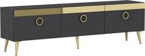ТВ стол Kalune Design Safar, антрацитовый цв., 150 см x 45 см x 30 см