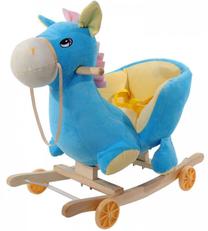 Supamas arkliukas Rocking Horse, mediena, mėlyna sp.