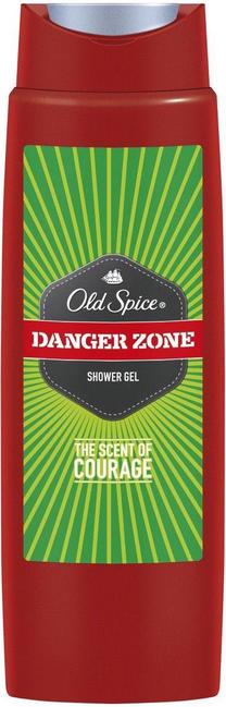 Kūno prausimosi želė vyrams Old Spice Danger Zone, 250 ml