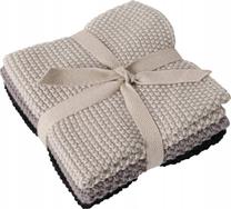 Virtuvinių rankšluosčių rinkinys Boltze Clothy, juoda sp./ruda sp./smėlio sp., 25 cm x 25 cm, 3 vnt.