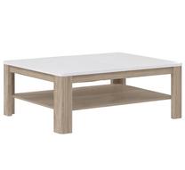 Žurnalinis staliukas Flot 12-P50, ruda sp./balta sp., 110 cm x 45 cm x 60 cm