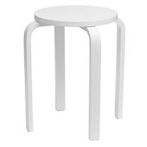 Taburetė 4Living Stool 008668, matinė, balta sp., 32.5 cm x 32.5 cm x 46 cm