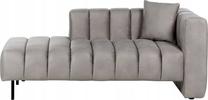 Kampinė sofa Beliani Lannils, rusvai pilki sp., dešininė, 156 x 76 cm x 67 cm