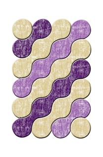 Kilimas vidaus Conceptum Hypnose HMNT951, smėlio sp./violetinė sp., 100 cm x 60 cm