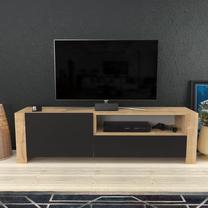 ТВ стол Kalune Design Piedmont, антрацитовый цв./коричневый цв./темно-серый цв., 36.8 см x 46 см x 160 см