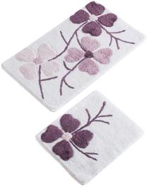 Vannasistabas paklājiņu komplekts Foutastic Kyrcicedi 359CHL2144, rozā krās./violeta krās., 100 cm x 60 cm