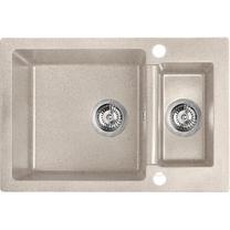Кухонная мойка Laveo Celia SBC_430T, Beige, гранит, 65 см x 44 см x 17 см, beige