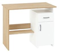 Rakstāmgalds ar skapi ML Meble BIU 01 01, 89 cm x 55 cm, 74 cm, ozola krās.