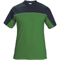 Marškinėliai vyrams Australian Line Stanmore, juoda sp./žalia sp., 4XL dydis