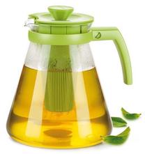 Arbatinukas su sieteliu Tescoma, 1.7 l, skaidri sp./žalia sp.