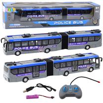 Rc autobuss Lean Toys Poloice 22929, 1:32, zila krās./pelēka krās.