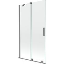 Vannas siena Mexen Velar, 100 cm x 150 cm, gun metal krās./caurspīdīgs