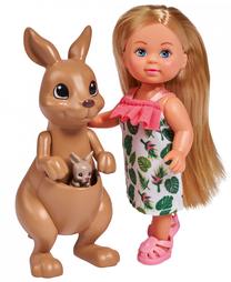 Lėlė Simba Evi Love Kangaroo 105733513, 12 cm, įvairių spalvų