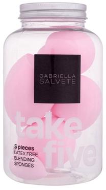 Kosmētikas sūklis Gabriella Salvete Take Five, 5 gab., rozā krās.