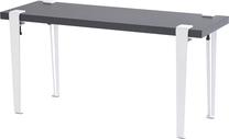 Prieškambario suoliukas Kalune Design Khalkeus, antracito sp./balta sp., 30 cm x 90 cm x 45 cm