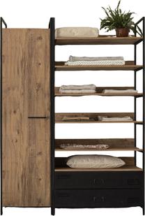 Pastatoma lentyna Kalune Design Dynamic 47, pušies sp, 225 cm x 52 cm x 133 cm