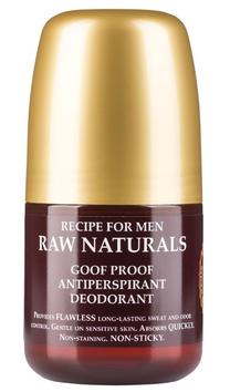 Vyriškas dezodorantas Recipe For Men Raw Naturals Goof Proof, 60 ml