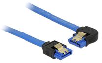 Laidas Delock, SATA 7-pin male, 0.1 m, mėlyna sp.