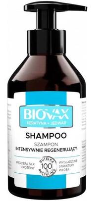 Šampūnas Lbiotica Biovax Intensively Regenerating Keratin + Silk, 200 ml