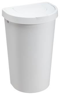 Šiukšliadėžė Plast Team, balta sp., 47 l, 63.5 cm x 38.8 cm