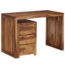 Rakstāmgalds VLX Solid Sheesham Wood 246216, 55 cm x 110 cm, 76 cm, brūna krās.