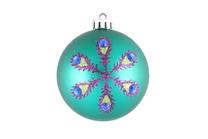Набор елочных игрушек XMAS Ball, розовый цв., пластик, 4 шт.