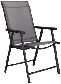 Lauko kėdė Springos Verona GF0078, grafito sp., 66 cm x 57 cm x 95 cm