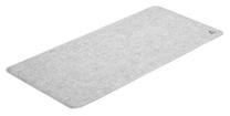 Peles paliktnis Deltahub Minimalistic Desk Mat, 80 cm x 45 cm, pelēka krās.