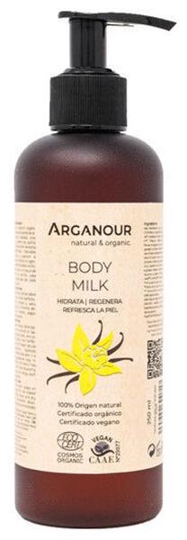 Kūno pienelis Arganour Organic, 250 ml