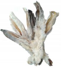 Лакомство для собак Laikas Gardums Rabbit Ears With Fur, крольчатина, 0.1 кг
