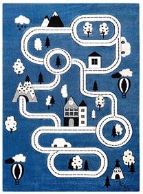 Paklājs iekštelpu Hakano Tinies Town, zila krās., 330 cm x 240 cm