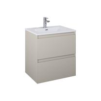 Vonios spintelė po praustuvu Elita Split 60 2DR, fume matt sp., 45.8 cm x 60 cm x 63.5 cm