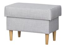 Pufas Bodzio Werina TWEPU-N2, pilka sp., 60 cm x 42 cm x 44 cm